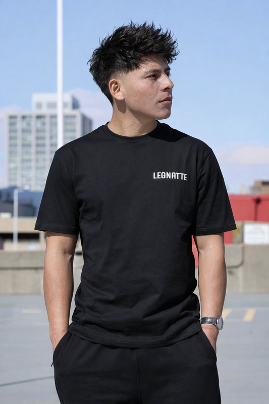 LEGNATTE  Men's T-Shirt - Black
