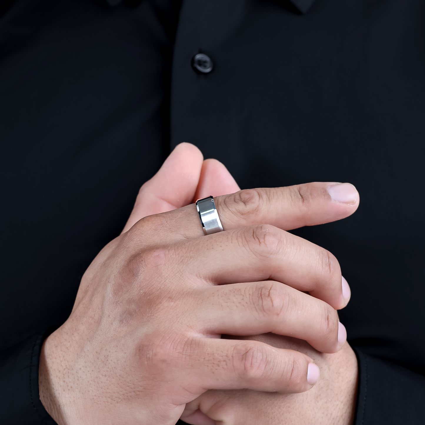 Brushed Beveled Edge Band