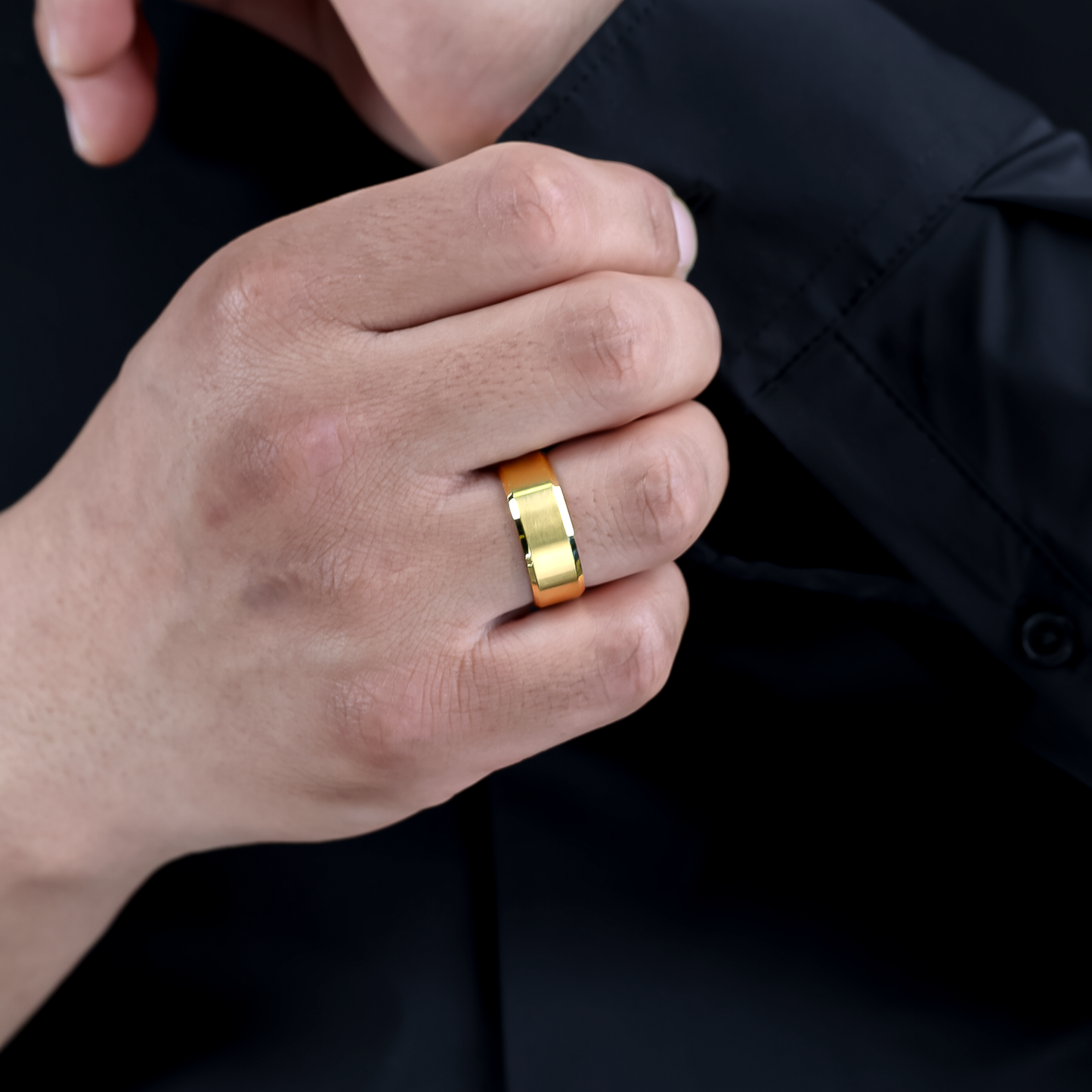 Brushed Beveled Edge Band