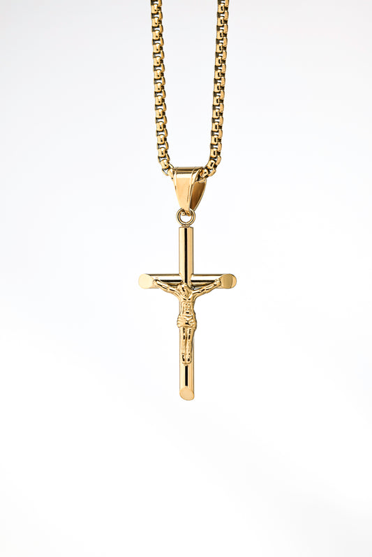 CRUCIFIX GOLD - LEGNATTE