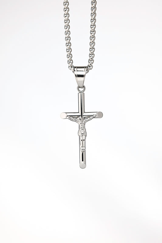 CRUCIFIX SILVER - LEGNATTE